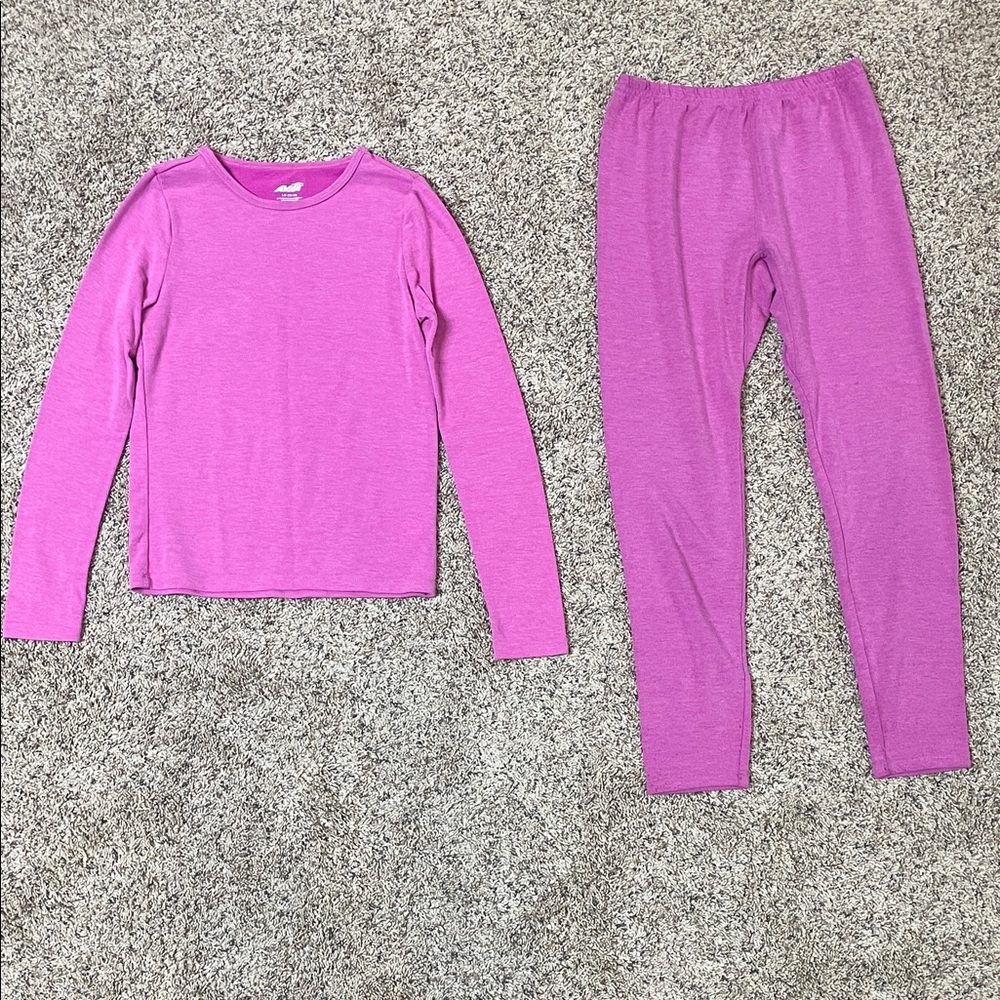 Girls size 10/12 thermal/ long John’s Set